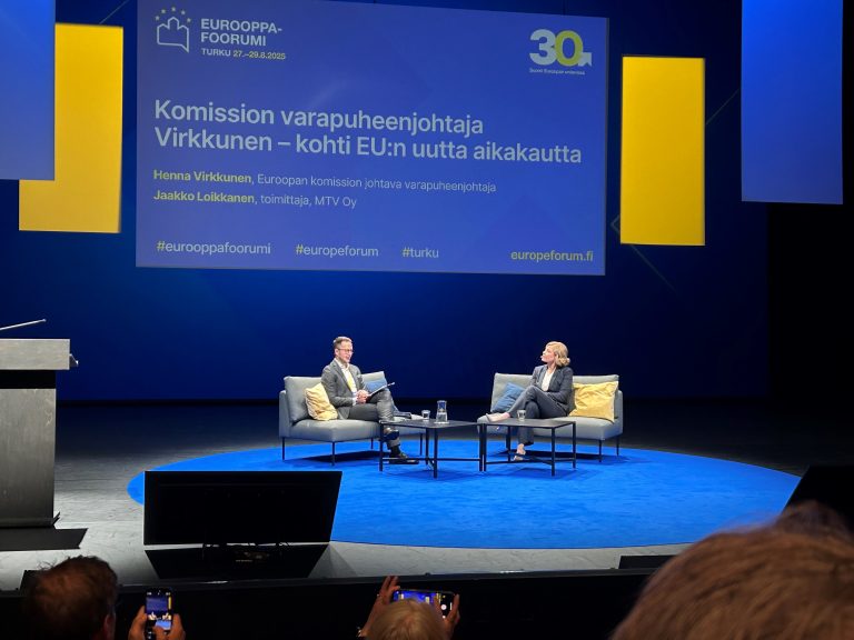 Syksy käyntiin Turun Eurooppa-foorumista