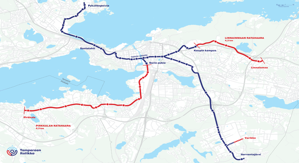 (C) Tampereen Raitiotie Oy